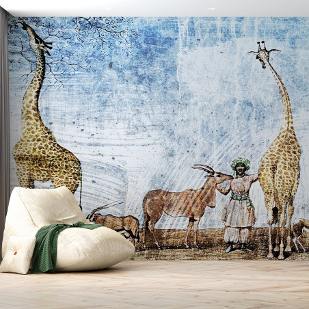 Тапет Savannah with giraffes от Hohenberger