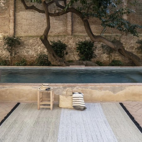 Килим Tres outdoor stripes black
