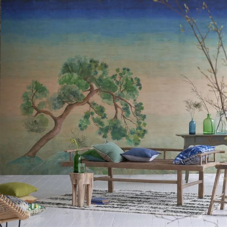 Тапет Scene d Arbre elm grasscloth